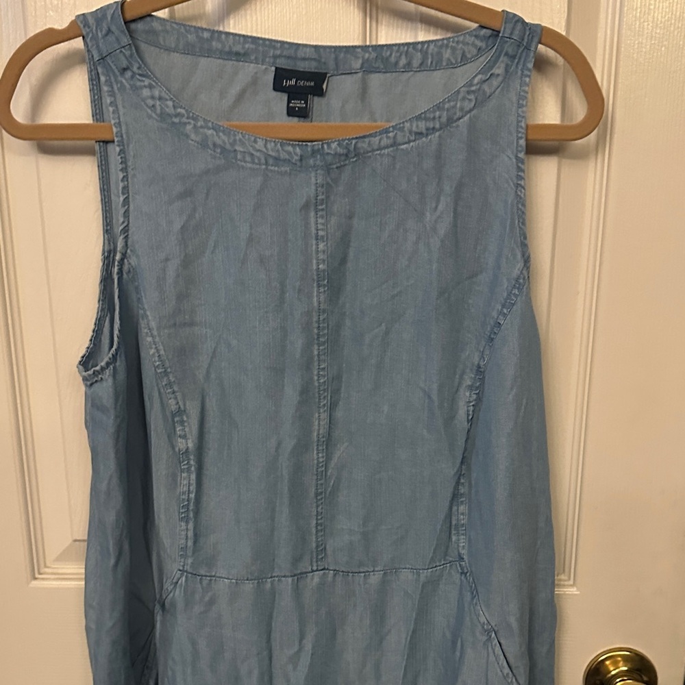 J. Jill Light Blue Maxi Dress